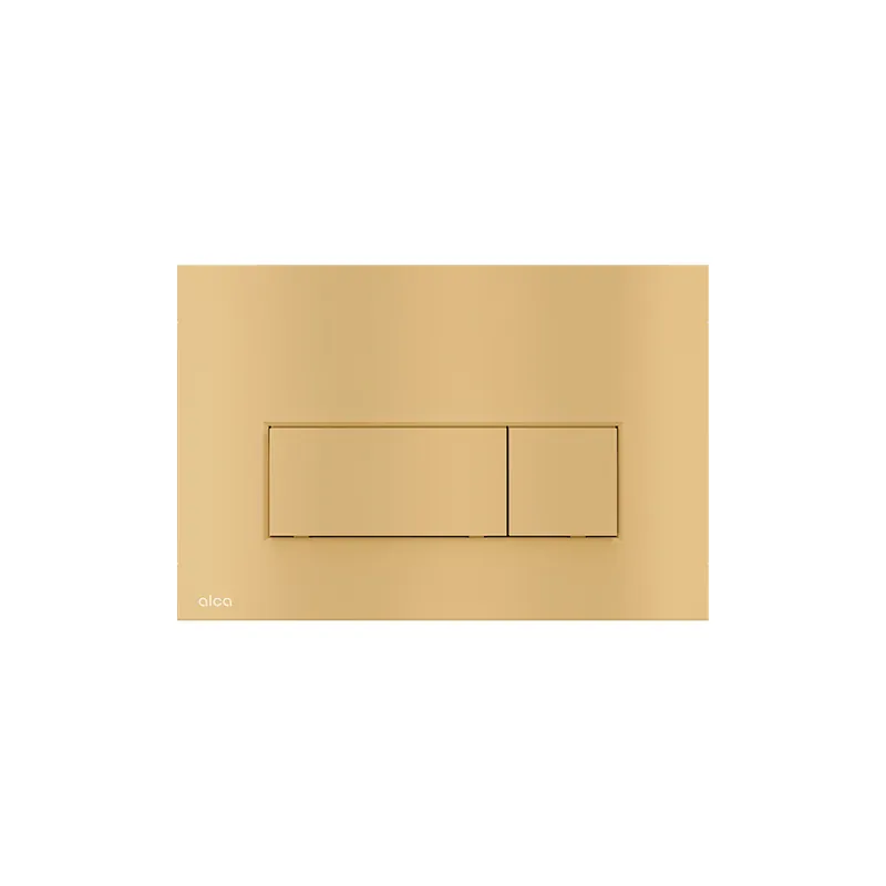 Plaque de commande double touche or mat (M57-G-M)