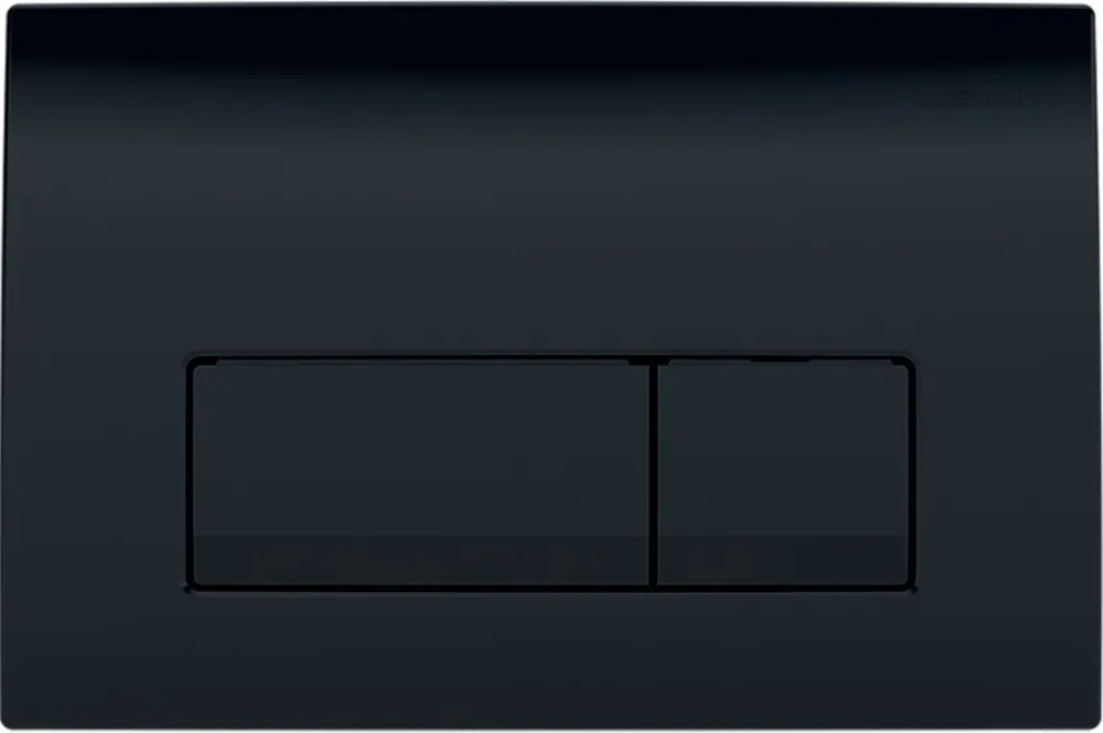 Delta 50 Plaque de commande double touche, Noir brillant (Delta-7)