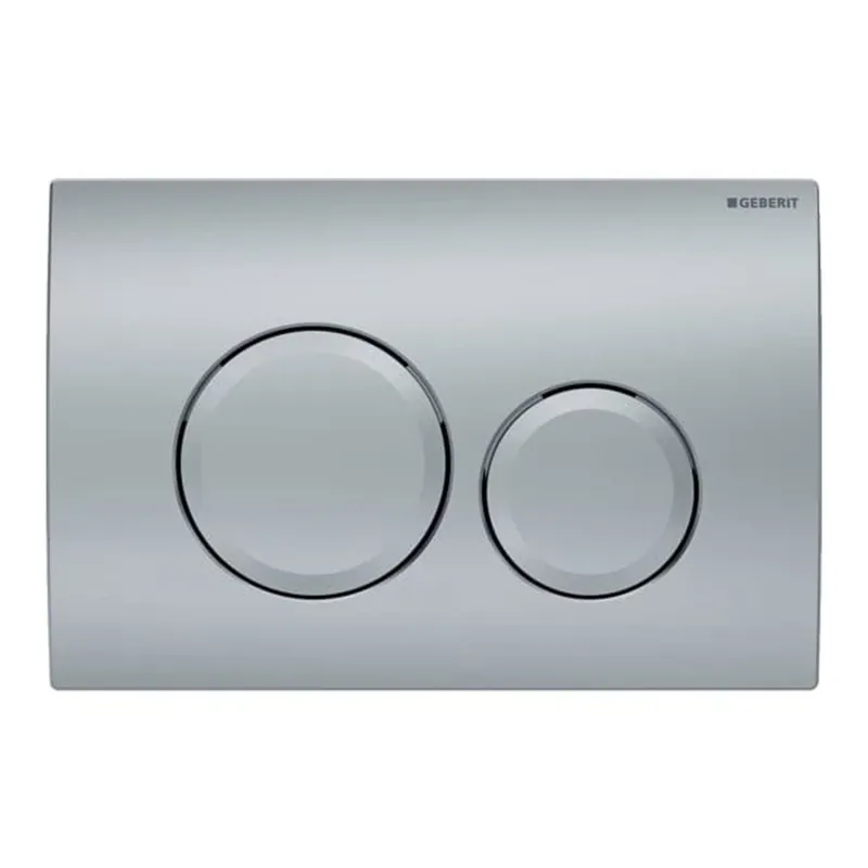 Delta20 plaque de déclenchement double touche, chrome mat (Delta-9)