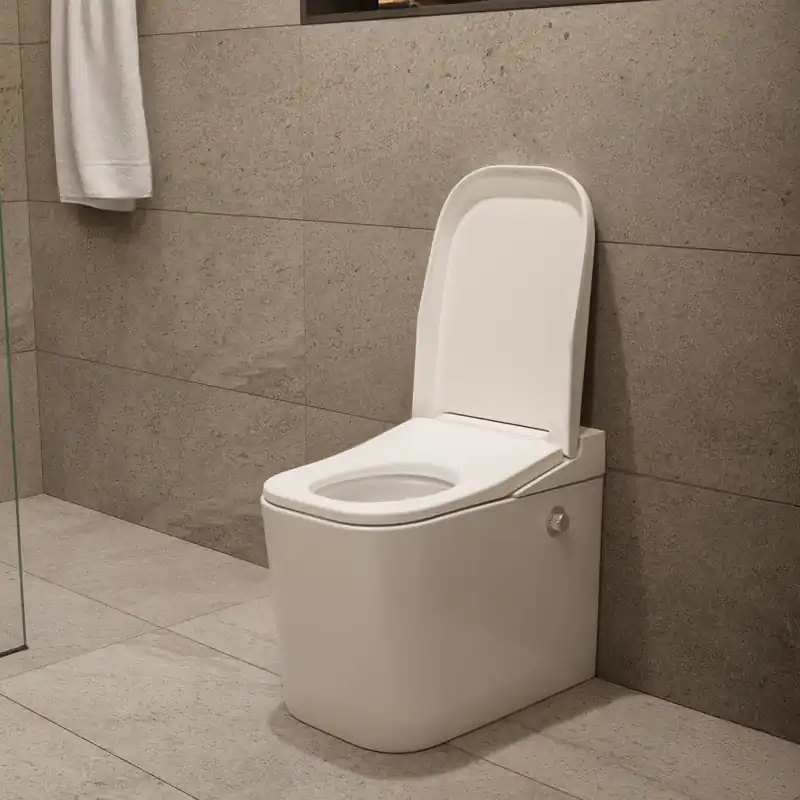 Ultimax WC hybride avec réservoir intégré et abattant frein de chute (SATOFSHFS3)