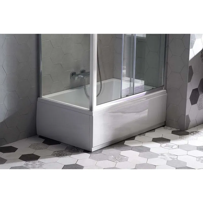 Deep tablier latéral en acrylique pour receveur Deep, 75x36cm, Blanc (89746)