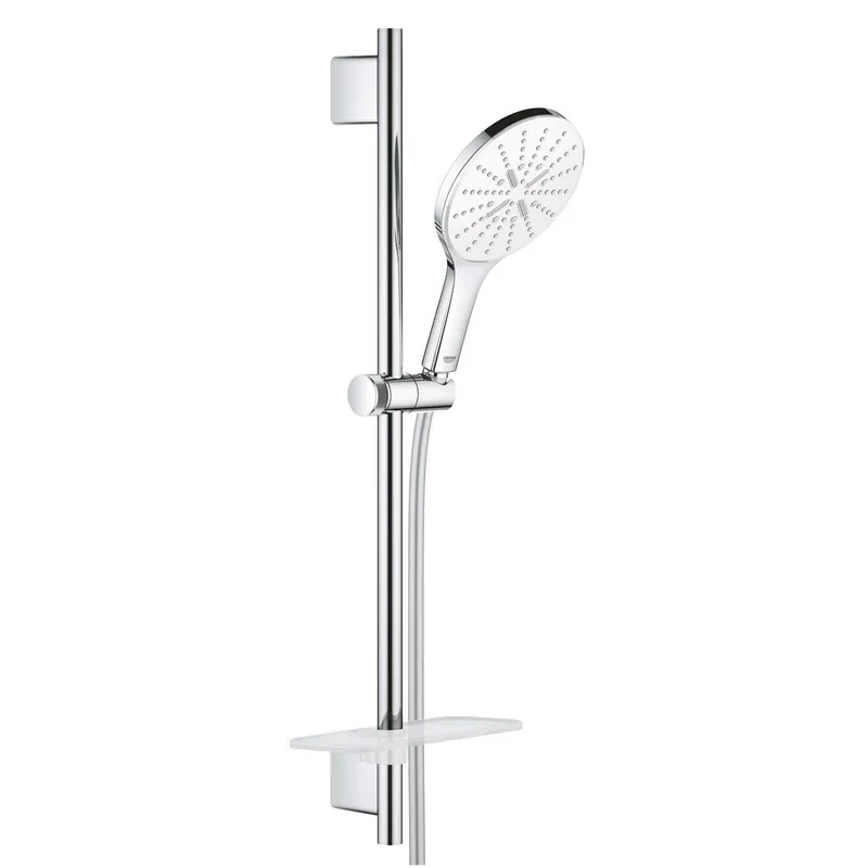 Barre de douche 60 cm - 3 jets-Ø 15 cm