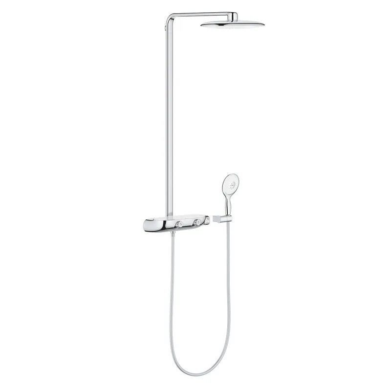 Colonne thermostatique 4 jets Ø 36 cm