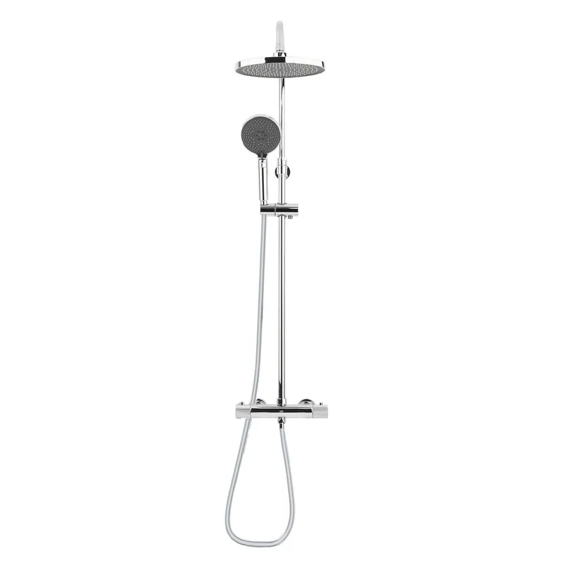 Colonne de douche XXL 240 avec mitigeur thermostatique, Douchette 3 jets, Chrome (SATSSTK)