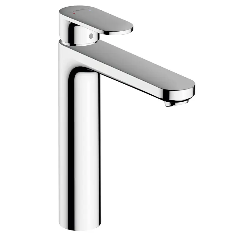 Vernis Blend Mitigeur de lavabo 190 avec tirette et vidage synthétique, Chrome (71552000)