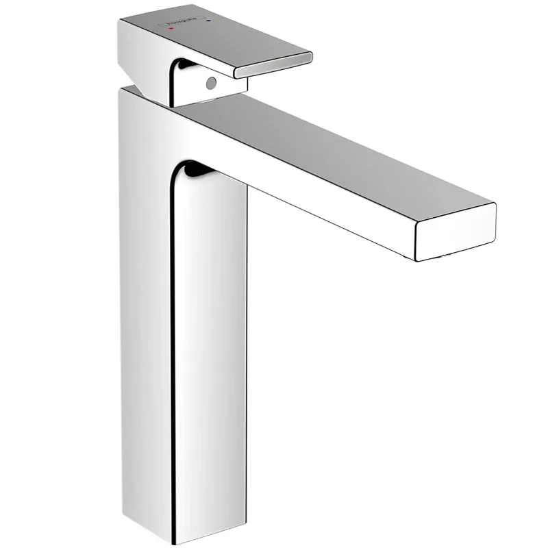 Vernis Shape Mitigeur de lavabo 190, avec tirette et vidage synthétique, Chrome (71562000)