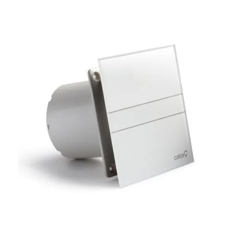 Aérateur extracteur d‘air simple flux, plaque avant en verre blanc (SIKOAE120G)