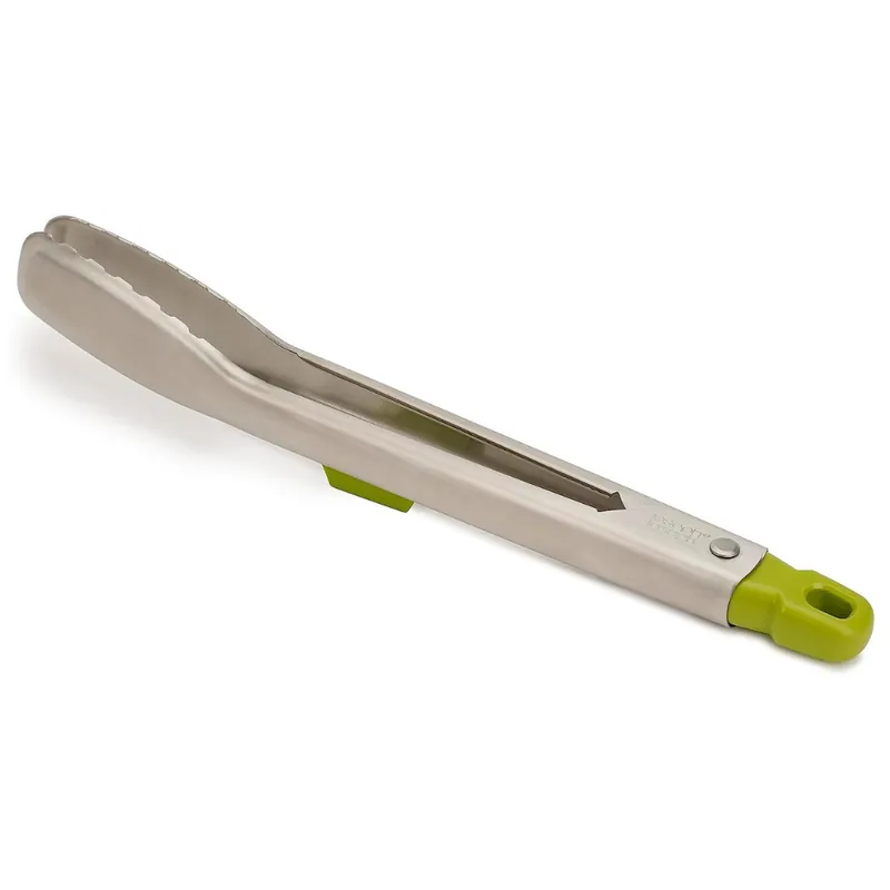 Elevate™ pince en acier inoxydable avec reposoir intégré, vert (10536)