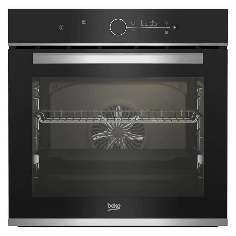 Beko Four encastrable 72L bPRO500, nouvelle technologie AeroPerfect avec chaleur pulsée 3D, catalyse (BBIM13400XCS)