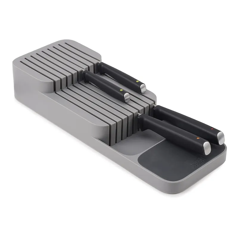 DrawerStore™ range couteaux pour tiroir, jusqu‘à 9 couteaux, gris (85120)