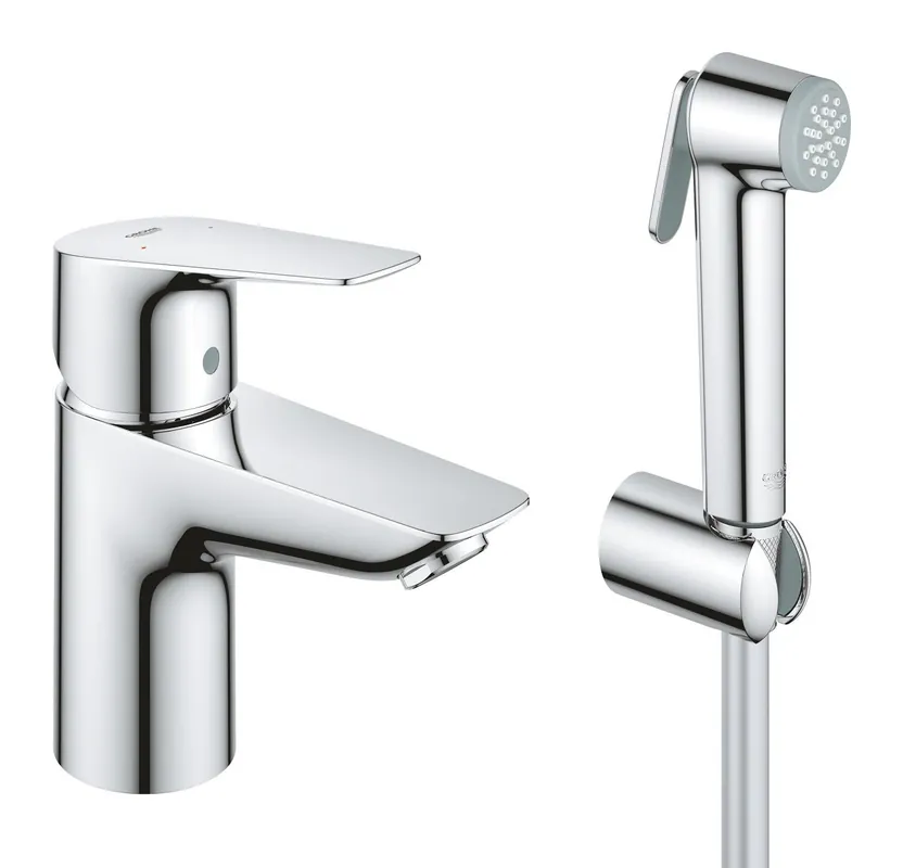 Start Edge mitigeur monocommande lavabo 1/2″, taille S + douchette extractible, chrome (G23773001)