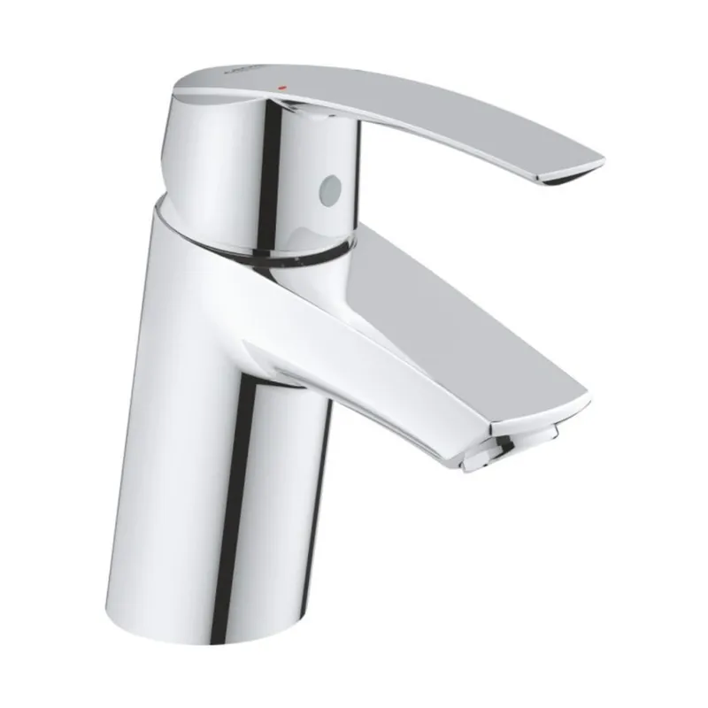 Start Mitigeur monocommande lavabo taille S avec limiteur de température et bonde de vidage Push-Open, Chrome (23550001)