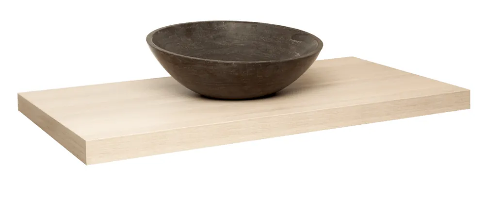 Plaque sous lavabo Naturel Dolce 100x50 cm acacia DO10050AK