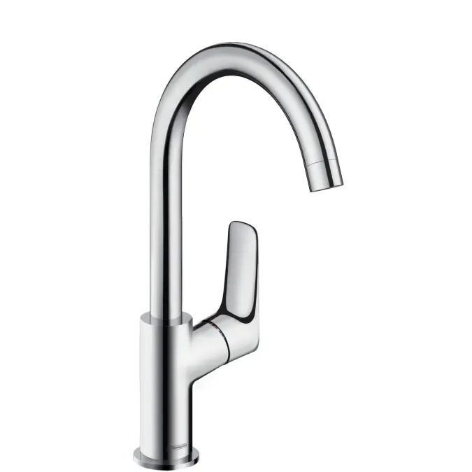 Logis 210 Mitigeur lavabo bec haut sans tirette ni vidage, chromé (71131000)