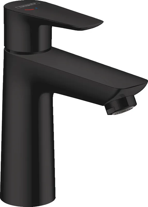 Talis E mitigeur de lavabo 110 CH3 CoolStart avec tirette et vidage, noir mat (71713670)