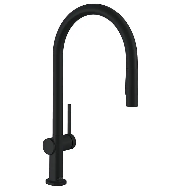 Talis M54 Mitigeur de cuisine 210, avec douchette extractible 2 jets, Noir mat (72800670)