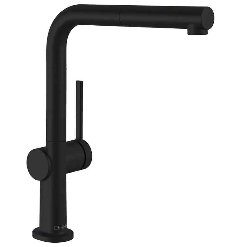 Talis M54 Mitigeur de cuisine 270, avec douchette extractible 1 jet, Noir mat (72808670)
