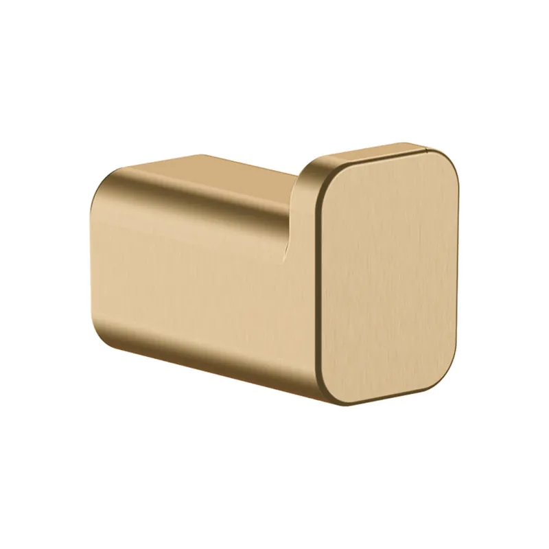 AddStoris Crochet simple métallique 3x2x1,6cm avec fixations cachées, bronze brossé (41742140)