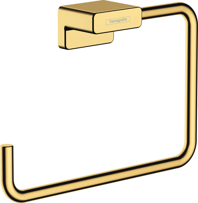 AddStoris Anneau porte-serviette fixation murale, Doré poli (41754990)