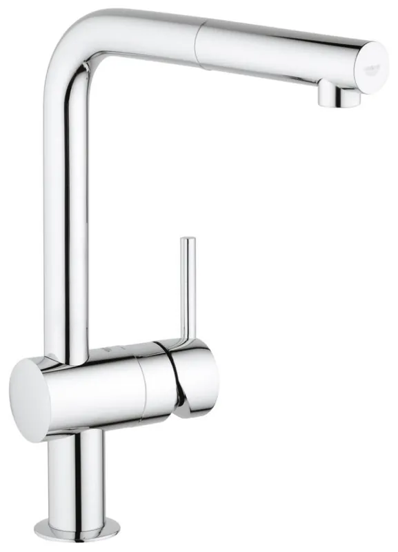 Minta Mitigeur de cuisine avec rotation 360° et douchette, Chrome (32168000)