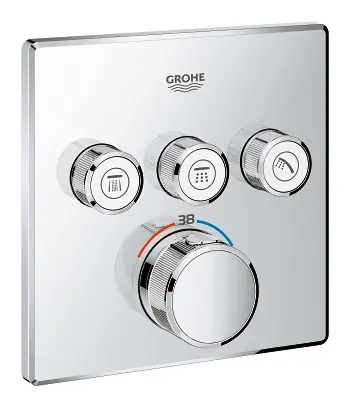 Grohtherm SmartControl Mitigeur encastré thermostatique 3 sorties (29126000)