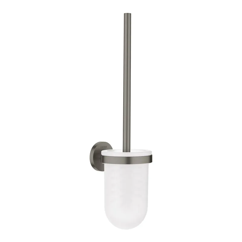 Essentials Porte-balai de WC, Hard Graphite Brossé (40374AL1)
