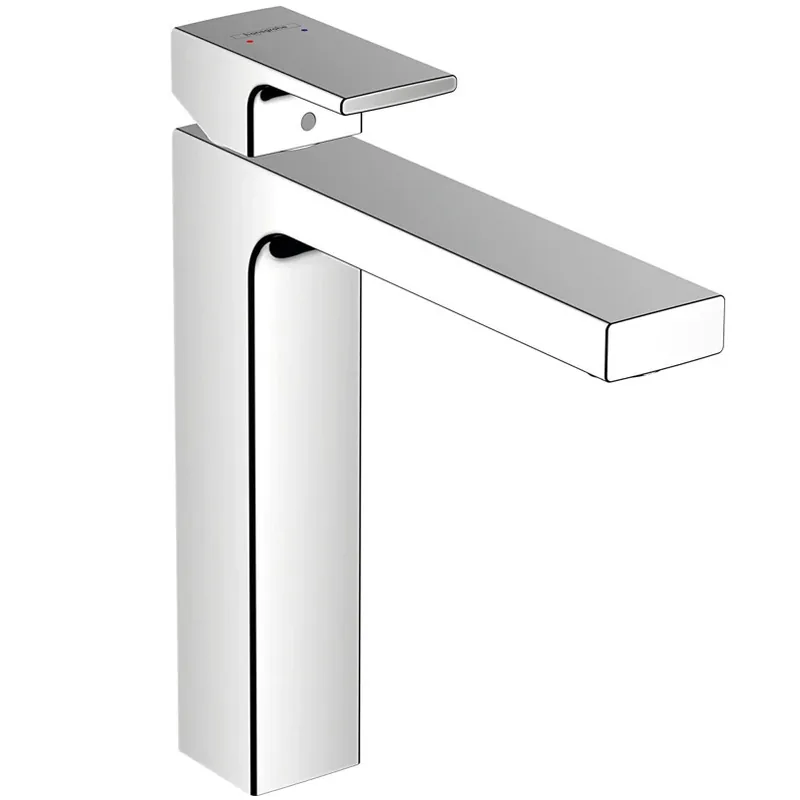 Vernis Shape Mitigeur de lavabo 190, avec tirette et vidage synthétique, Chrome (71562000)