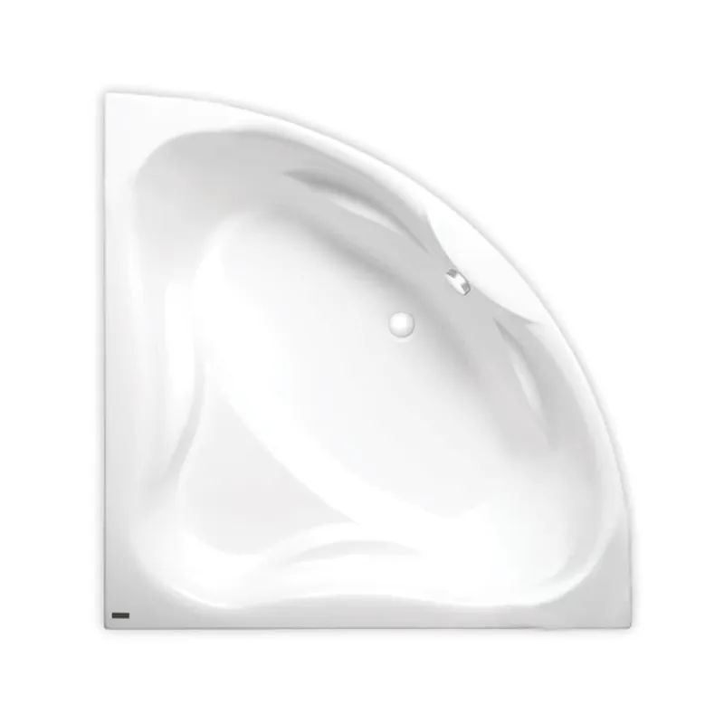 140x140 cm Cornelia baignoire d‘angle en acrylique, gauche et droite, sans pieds, blanc (CO1400NEW)