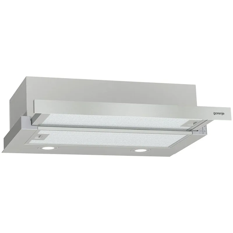 Hotte aspirante encastrable, acier inoxydable 450 m³/h , filtres aluminium avec mousse polyuréthane (TH62E4X)