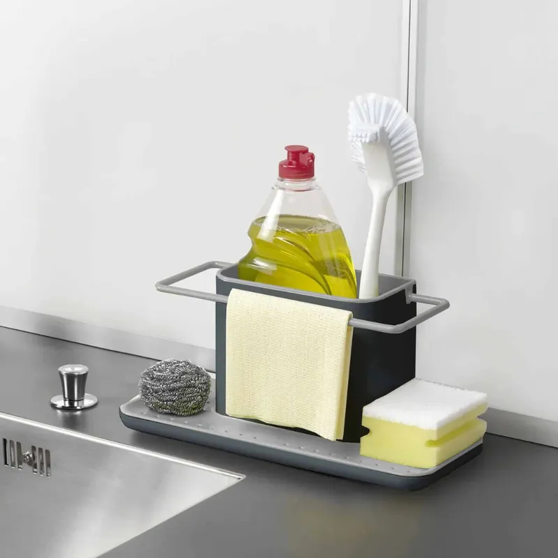 Caddy™ organisateur d‘évier large, gris (85070)