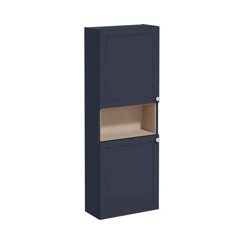 Meuble de salle de bain bas Vitra Root 55x155x25 cm bleu mat (ROOTCN55TM)