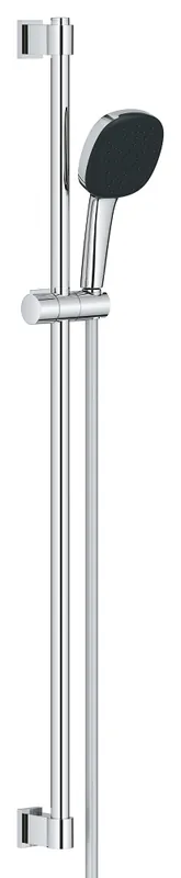 Barre douche 90cm-2 jets-11x11cm-Carré