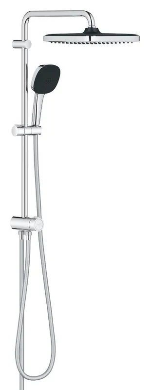 Colonne douche à inverseur-2 jets-25x25cm