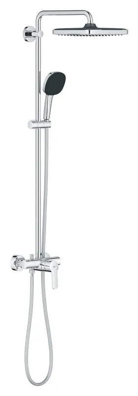 Colonne douche monocommande-1+2 jets-Ø25cm