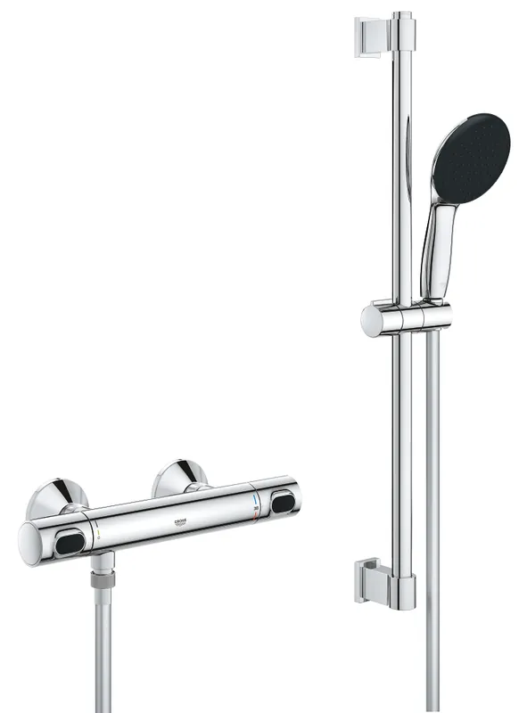 GROHE QuickFix thermostat.+Barre douche