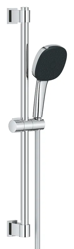 Barre de douche 60 cm - 3 jets - 11x11 cm