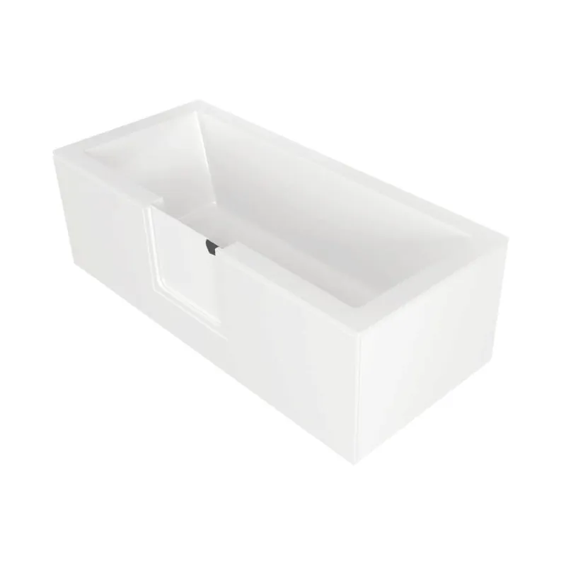 170x75 cm Baignoire avec porte ouverture à droite PMR, 228L, blanc (SATVD170P)