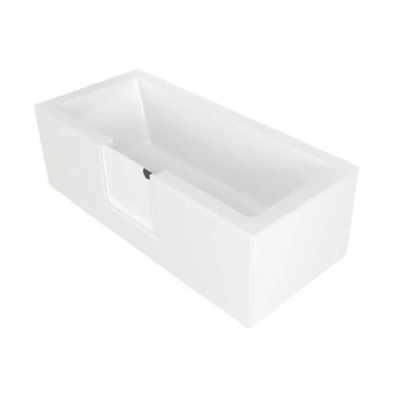 160x75 cm Baignoire avec porte ouverture à droite PMR, 228L, blanc (SATVD160P)