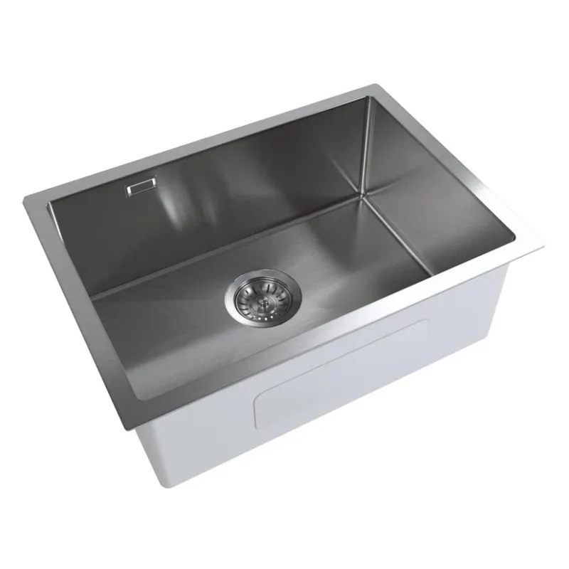 Aurum Evier en acier inoxydable, 55x45x21 cm, métal (SATSINK5545BGMU)