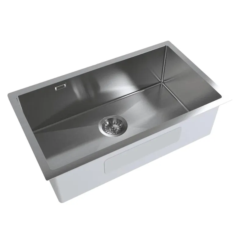 Aurum Evier en acier inoxydable, 68x45x21 cm, métal (SATSINK6845BGMU)