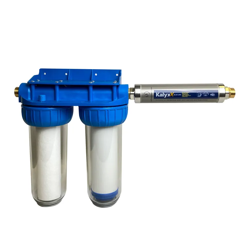 Set Adoucisseur d‘eau Anticalcaire Antibactérien innovant IPS Kalyxx BlueLine G3/4 " femelle (IPSBG34-SATHF34DX2)