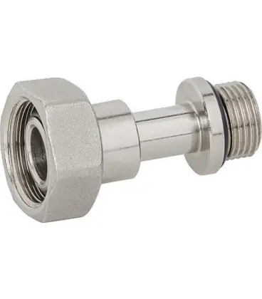 Douille de compensation DN10(3/8") avec ecrou 5/8", auto-etanche, pour vanne d‘aller et de retour