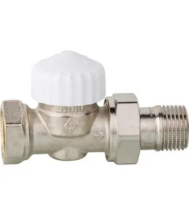 Corps thermostatique Heimeier ‘Thermo Calypso Exact, droit DN 20, avec debitmetre