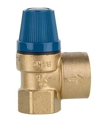 Soupape de sécurite à membrane Type531 entrée DN15 1/2" - sortie DN20 (3/4") 6 bar - eaux sanitaires