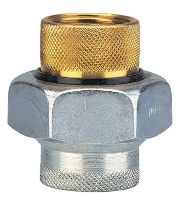 Raccord isolant dielectrique double femelle acier F1‘‘ 26x34 Diam. laiton F1 26x34 type RID