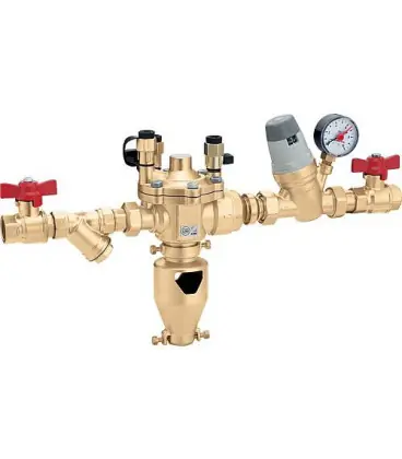 Robinetterie de remplissage auto. 3/4" avec disconnecteur type BA plage réglage de pression 1-6 bars