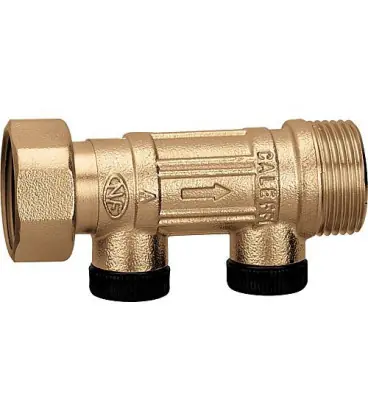 Clapet anti-retour 3/4" controlable boitier en laiton, écrou chapeau, raccords à filetage male *BG*