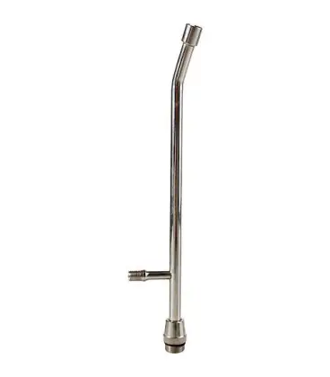 tube de rallonge pour pressiometre avec soupape laterale pour remplir un vase d expansion
