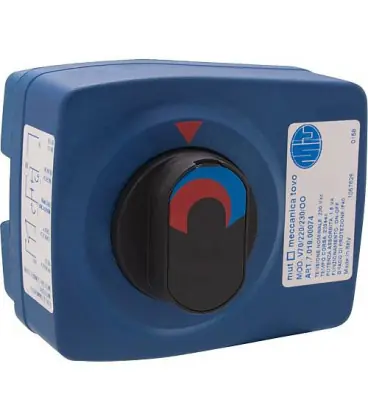 Servomoteur 3 points V 70 230 V /50 Hz, 90° , 50 sec avec interrupteur micro. kit montage K3