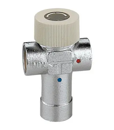 Vanne mélangeuse 520, réglable chromée, 1/2" plage de serrage 30°C à 48°C
